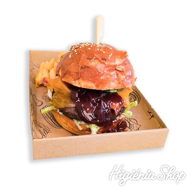 Bambusz pálca | Hamburger szúró | Szendvicstű 12 cm