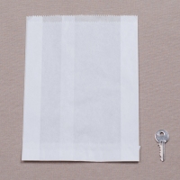 BontaBag Fehér papírzacskó pizzaszelethez - 2000 db