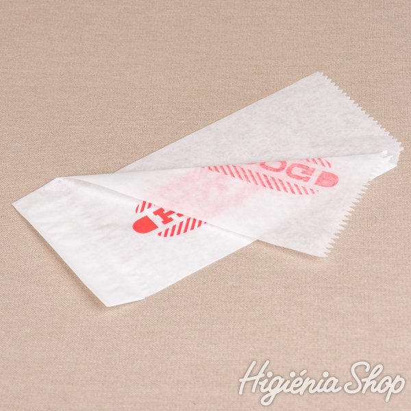 BontaBag Hot-Dog zsírálló fehér papírtasak - 1000 db