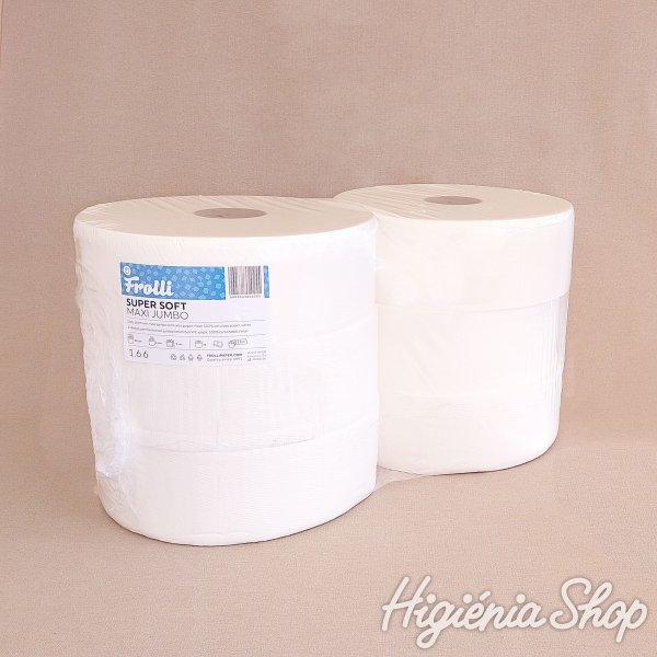 WC Papír Frolli Super Soft Maxi Jumbo - 2 rétegű - 6 tekercs