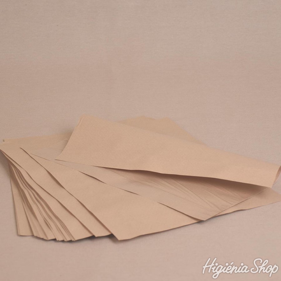 Barna nyomatlan fóliázott húscsomagoló papír - ÖKO nátron 40x30 cm / 10 kg