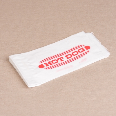Hot-Dog zsírálló fehér papírtasak - 1000 db