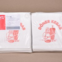 Döner Kebab fehér papírtasak - 1000 db