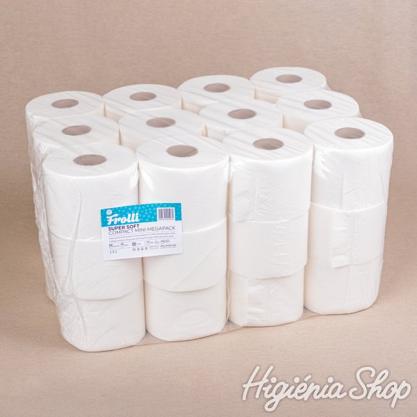WC Papír Frolli Super Soft Compact Mini Megapack - 3 rétegű - 36 tekercs