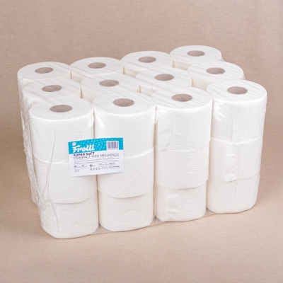 WC Papír Frolli Super Soft Compact Mini Megapack - 3 rétegű - 36 tekercs