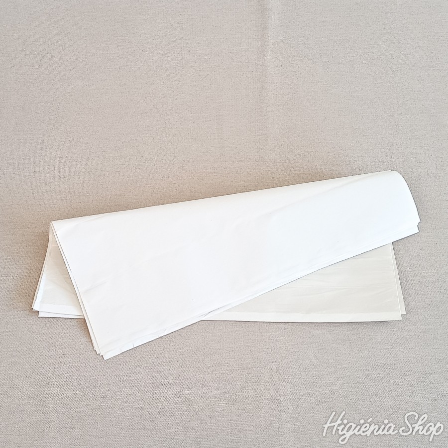 Világosszürke nyomatlan fóliázott húscsomagoló papír - 60x40 cm / 15 kg