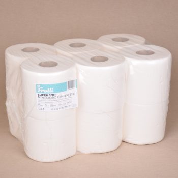   WC Papír Frolli Super Soft Mini Jumbo Centerfeed - 2 rétegű - 12 tekercs