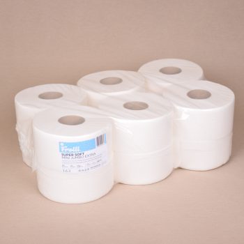   WC Papír Frolli Super Soft Mini Jumbo Extra - 3 rétegű - 12 tekercs