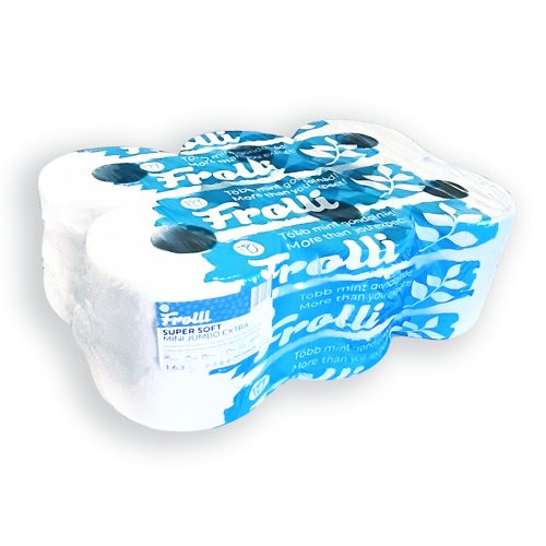 WC Papír Frolli Super Soft Mini Jumbo Extra - 3 rétegű - 12 tekercs