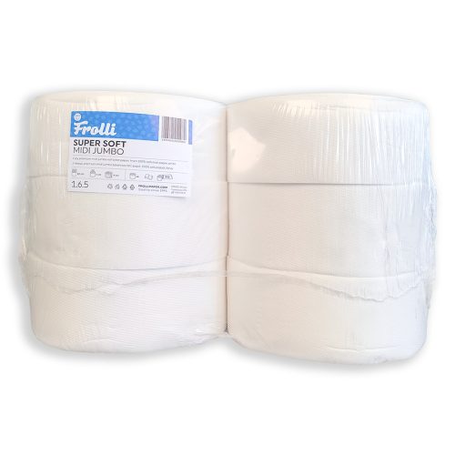 WC Papír Super Soft Midi Jumbo - 2 rétegű - 6 tekercs