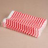   BontaBag 1 kg-os papírtasak piros cikk-cakk design mintával - 200 db