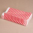 BontaBag 1 kg-os papírtasak piros cikk-cakk design mintával - 200 db