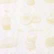 BontaBag Cukrászcsomagoló Papír arany színű sütemény mintával - 75x62 cm / 10 kg