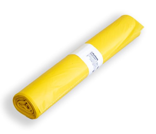 Purinett Trash Bags L - 120 L  Sárga - Szemeteszsák