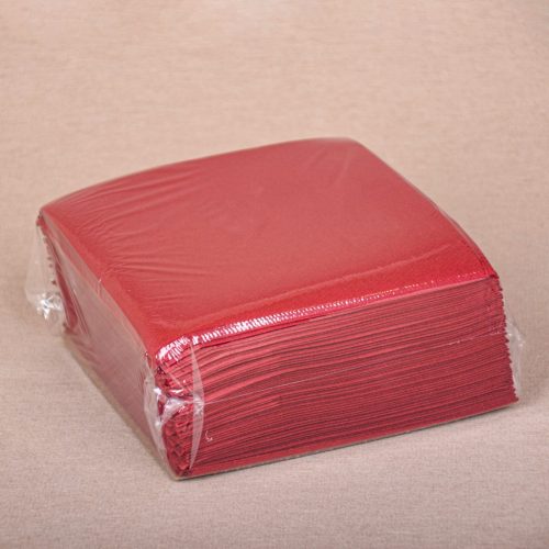 Bordó nem szőtt textil szalvéta 70 db
