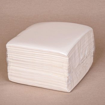 Fehér nem szőtt textil szalvéta 100db